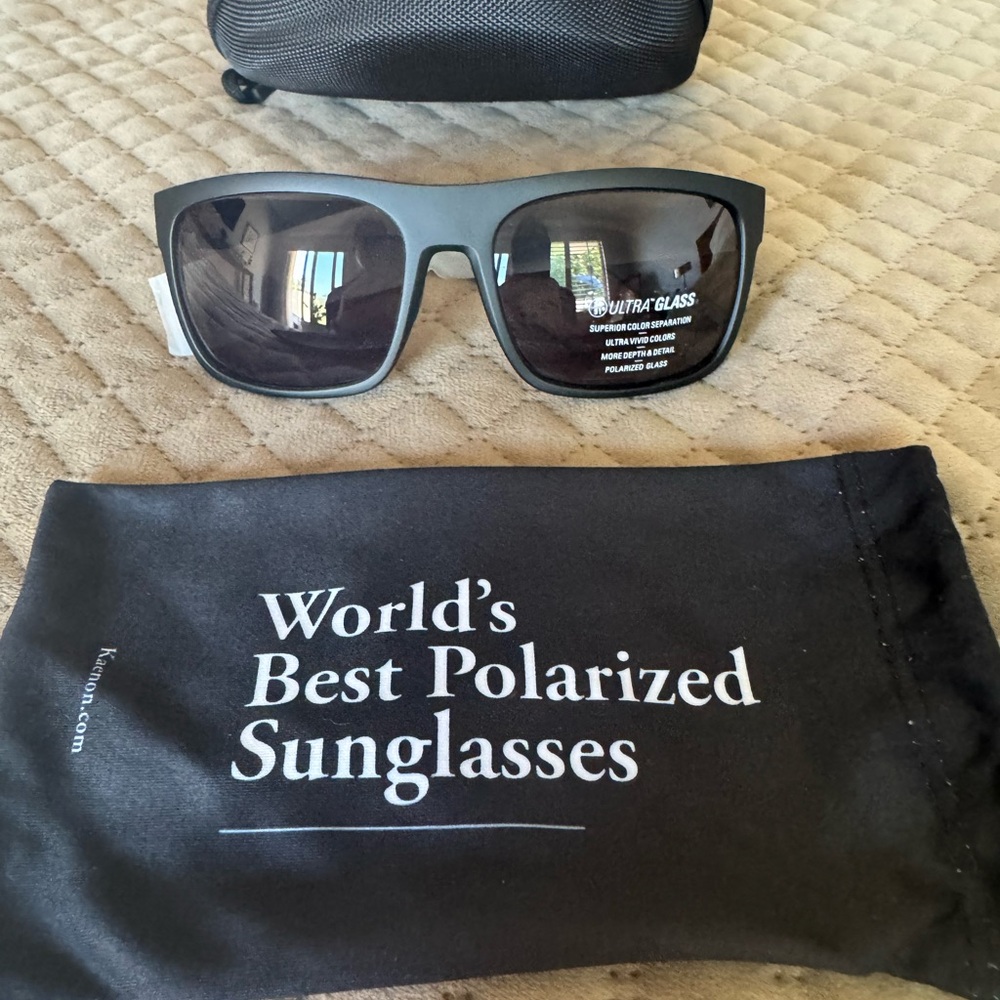 Kaenon Burnet XL Black Sunglasses